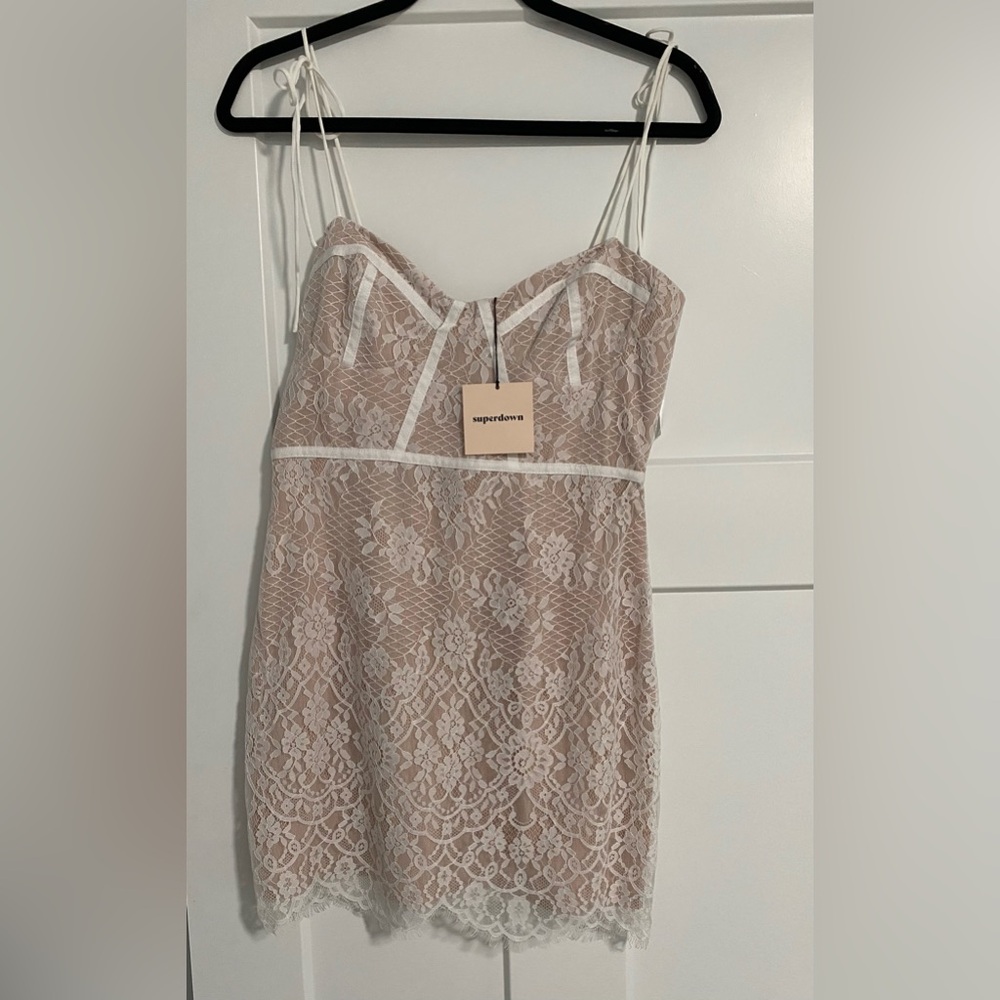 Lace mini dress